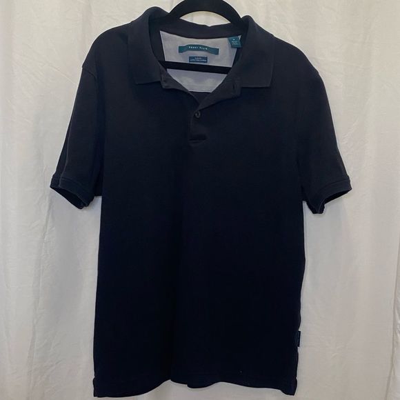 Perry Ellis Other - Perry Ellis navy polo, 100% luxury Pima cotton, slim fit, size M